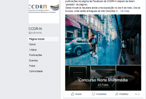 Screen shot do álbum do facebook onde decorrem as votações